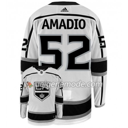 Herren Eishockey Los Angeles Kings Trikot MICHAEL AMADIO 52 Adidas Weiß Authentic